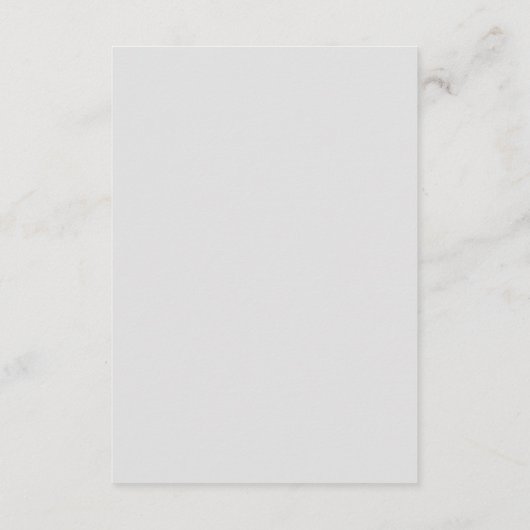 Soft Grey Bruiloft Informatie Behuizing Kaart (Achterkant)