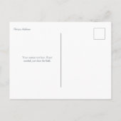 Soft Grey Oh Baby Faire-part de naissance moderne (Dos)