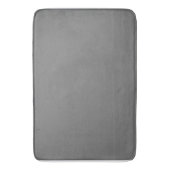 Soft Grey Toilet Rug – Modern Bathroom Decor Badmat (Voorkant Verticaal)