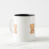 Soft Heart Big Love Cute Teddy Bear Mugs  (Devant gauche)