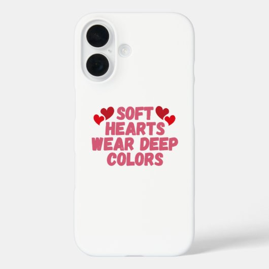 Soft Hearts Bold Soul Case-Mate iPhone Case (Achterkant)