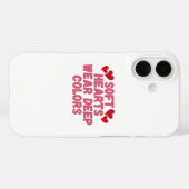 Soft Hearts Bold Soul Case-Mate iPhone Case (Achterkant (horizontaal))