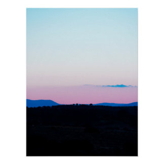 Soft Horizon Perfect Poster