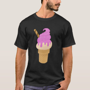 Soft Ice Cream - een heerlijke verfrissing in de z T-shirt