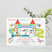 Soft Indoor Play Gym Anniversaire Fête Invitation (Debout devant)