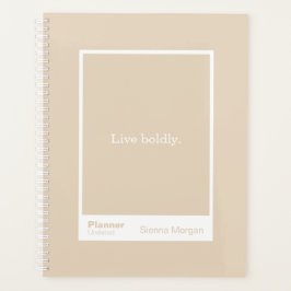 Soft Khaki/Beige Block Quote | Fully Customizable Planner
