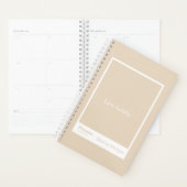 Soft Khaki/Beige Block Quote | Fully Customizable Planner (Display)