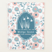 Soft Laurentian Floral Custom Name Planner (Voorkant)