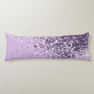 Soft Lavender Lady Glitter #1 (Faux Glitter) #art  Lichaamskussen