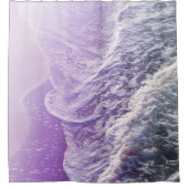 Soft Lavender Paars Ocean Dream Waves #1 #water  Douchegordijn (Voorkant)