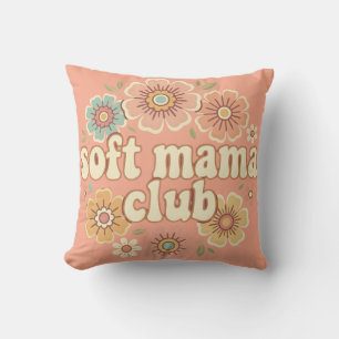 Soft Mama Club Retro Groovy Madeliefjes Bloemendes Kussen