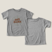 Soft Mama : Typographie Rétro Groovy Sunburst Mate (Design Recto & Verso)