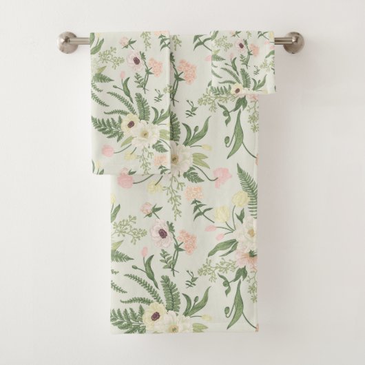 Soft Mint Green Garden Motif (En situation)