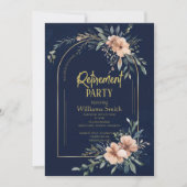 Soft Mint Green Watercolor Retirement Invitation E (Devant)