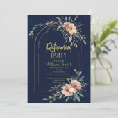 Soft Mint Green Watercolor Retirement Invitation E (Debout devant)