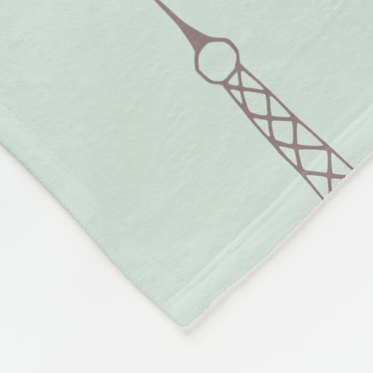 Soft Mint Tour Eiffel couverture cadeau (Coin)