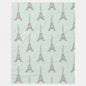 Soft Mint Tour Eiffel couverture cadeau (Devant)