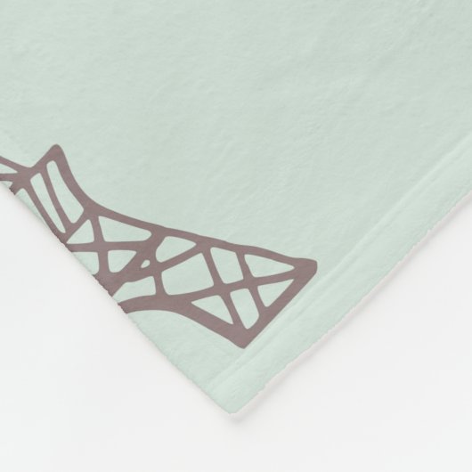 Soft Mint Tour Eiffel couverture cadeau (Coin)