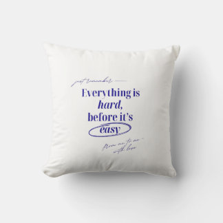Soft Motivational Pillow Kussen