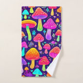 Soft Neon : Patch pour champignon de dessin (Serviette à main)
