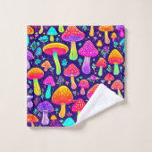 Soft Neon : Patch pour champignon de dessin (Gant de toilette)