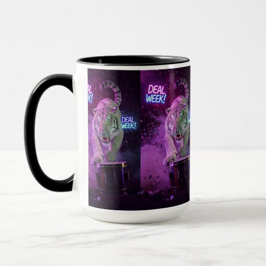 Soft Neon Strength – Tiger Mug (Gauche)