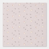 Soft Neutral Sheep Kids Room/ Nursery Wallpaper Behang (Voorkant)