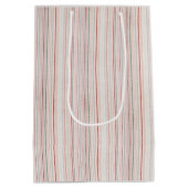 Soft Neutral Stripe Gift Bag Medium Cadeauzakje (Achterkant)