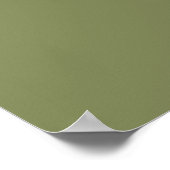 Soft Olive Floor Rug – Minimalist Interior Design Poster (Hoek)
