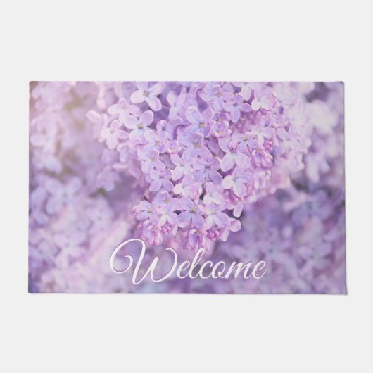 Soft Paars French Lilacs Deurmat (Voorkant)