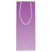 Soft Paars Ombre Wijn Cadeautas (Achterkant)