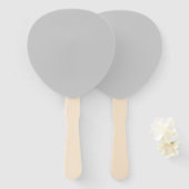 Soft Pale Gray Geometric Handwaaier (Voorkant en achterkant)