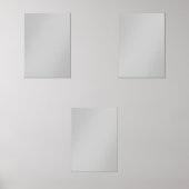 Soft Pale Gray Geometric Muurkunst Sets (Voorkant)