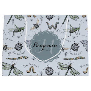 Soft Pastel Blauw Boho Baby Bugs Kinder & Baby Groot Cadeauzakje