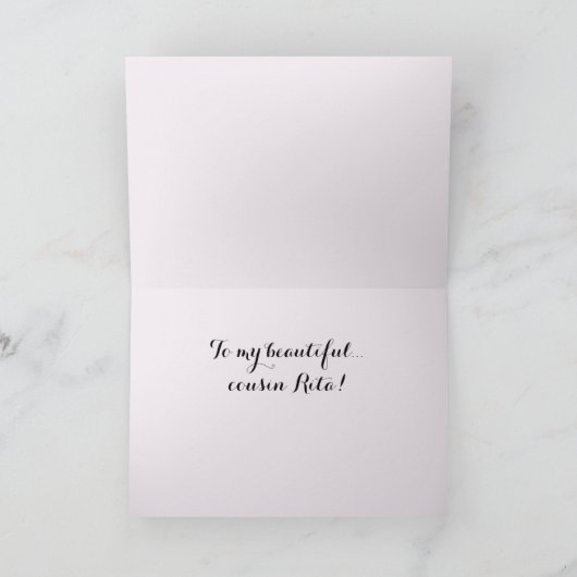 Soft Pastel Boho Bonne Carte d'Anniversaire (Intérieur)