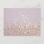 Soft Pastel Bokeh Sparkles Briefkaart (Voorkant)