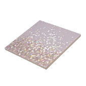 Soft Pastel Bokeh Sparkles Tegeltje (Zijkant)