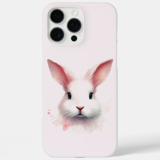 Soft Pastel Bunny Pâques iPhone 16 Pro Max Coque (Verso)
