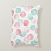 Soft Pastel Charm in Pink, Green & Blue Accent Kussen (Achterkant (Verticaal))