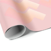 Soft Pastel Chevron Pattern Cadeaupapier (Rol Hoek)