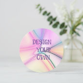 Soft Pastel Concevez Votre Propre Invitation (Debout devant)