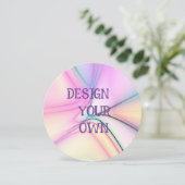 Soft Pastel Concevez Votre Propre Invitation (Debout devant)