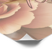 Soft Pastel Elephant And Floral Perfect Poster (Hoek)