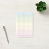 Soft Pastel Fauxbonichi Daily Planner GRID Post-it® Notes (Kantoor)