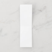 Soft Pastel Floral Folded Loyalty Card – Elegant  (Binnenkant ongevouwen)