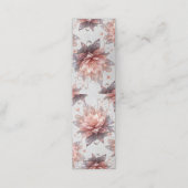Soft Pastel Floral Folded Loyalty Card – Elegant  (Buitenkant ongevouwen)