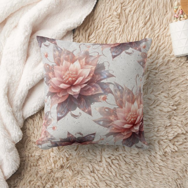 Soft Pastel Floral Pillow – Elegant Botanical Home Kussen (Deken)