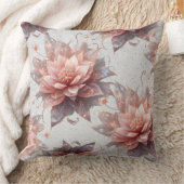 Soft Pastel Floral Throw Pillow 20x20 – Botanical  Kussen (Deken)