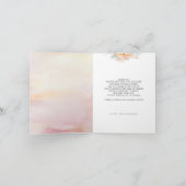 Soft Pastel Flower Baby shower dank u Bedankkaart (Binnen)