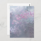 Soft pastel flowers in dreamy blur  briefkaart (Voorkant / Achterkant)